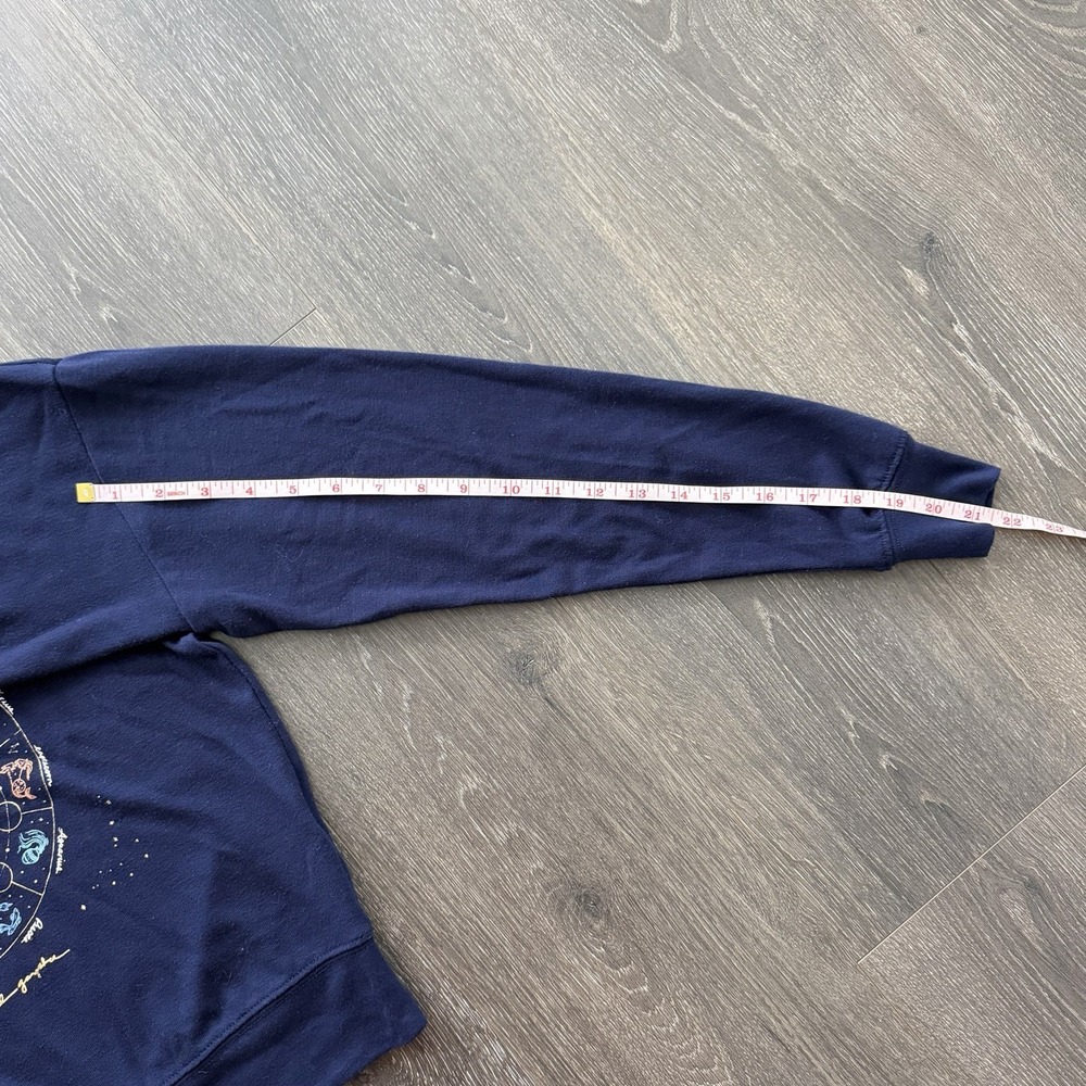 Spiritual Gangster Long Sleeve Cropped Zodiac Astrology Top Small Athleisure - Picture 9 of 10